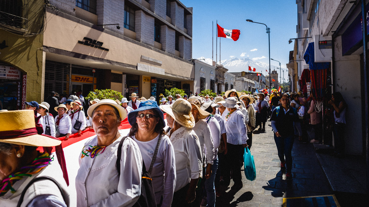 Défilé à Arequipa
