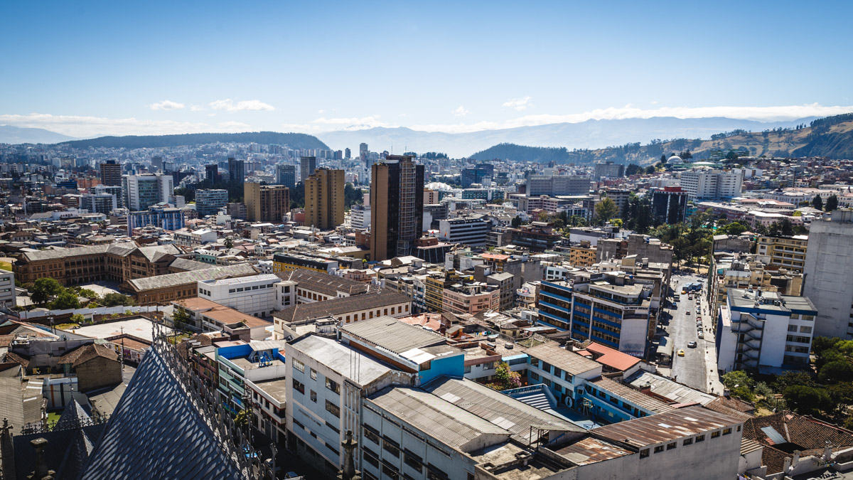 La vue sur Quito
