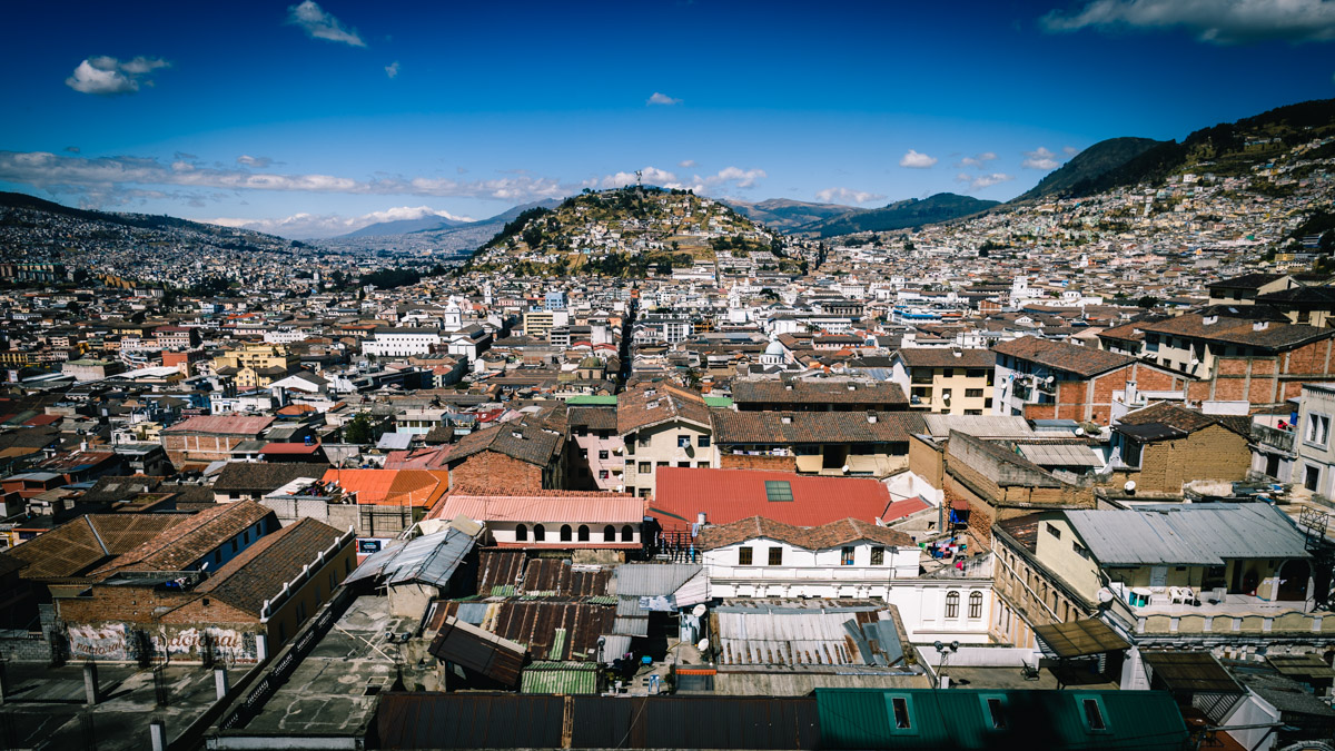 La vue sur Quito