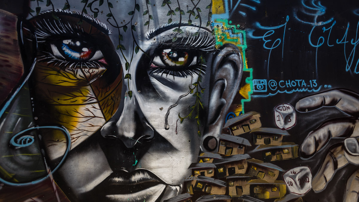 Street Art de la Comuna 13, Medellin